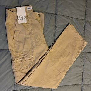 ZARA TRF Straight Cargo Pants